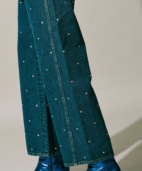 [MAISON SPECIAL] Denim брюки 38 голубой женский 
