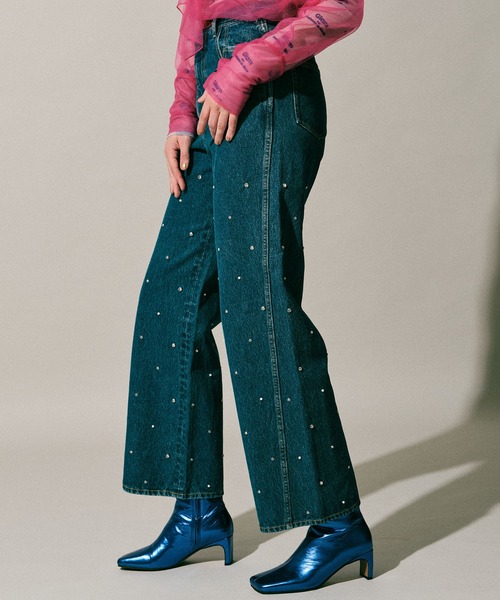 [MAISON SPECIAL] Denim брюки 38 голубой женский 