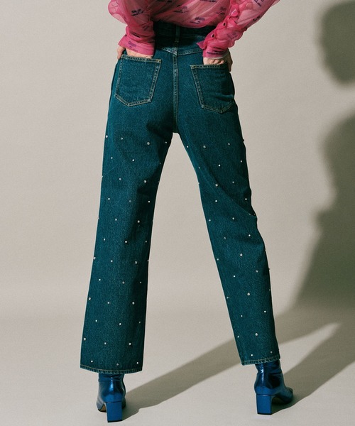 [MAISON SPECIAL] Denim брюки 38 голубой женский 