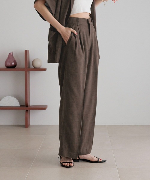 KAIKO スラックス パンツ LOW RISE SLACKS レディース メンズ