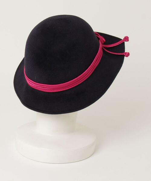 「misaharada」 ハット - ネイビー レディース_画像2