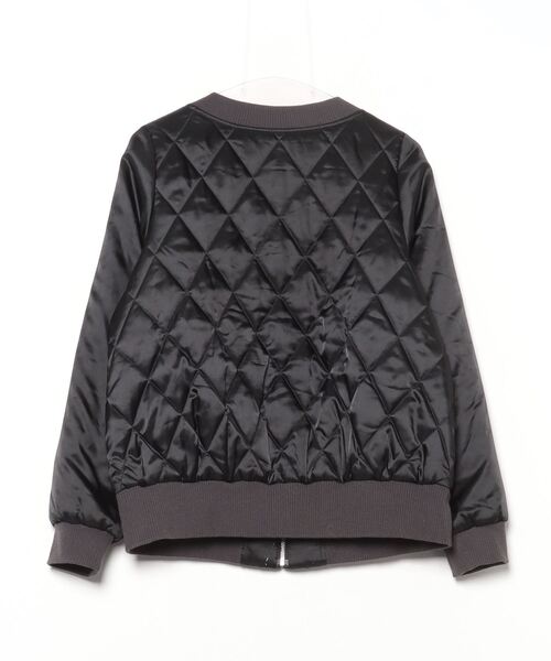 「n'OrLABEL」 キルティングブルゾン 1 ブラック レディース_画像2