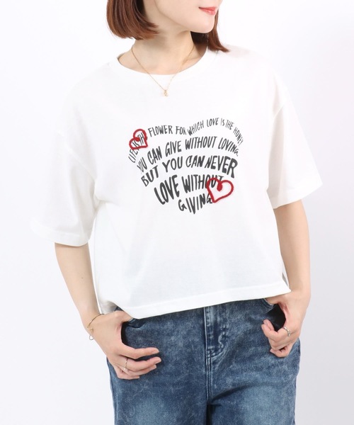 WOMEN SM LOGO POINT SHORT T-SHIRT タグ付き WOMEN SM LOGO POINT SHORT T-SHIRT タグ付き