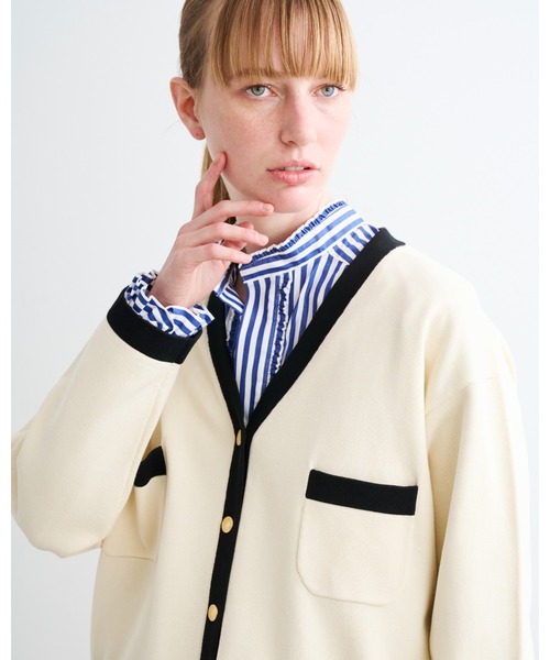「Traditional Weatherwear」 ニットカーディガン - ベージュ レディース Traditional Weatherwear 「Traditional Weatherwear」 ニット