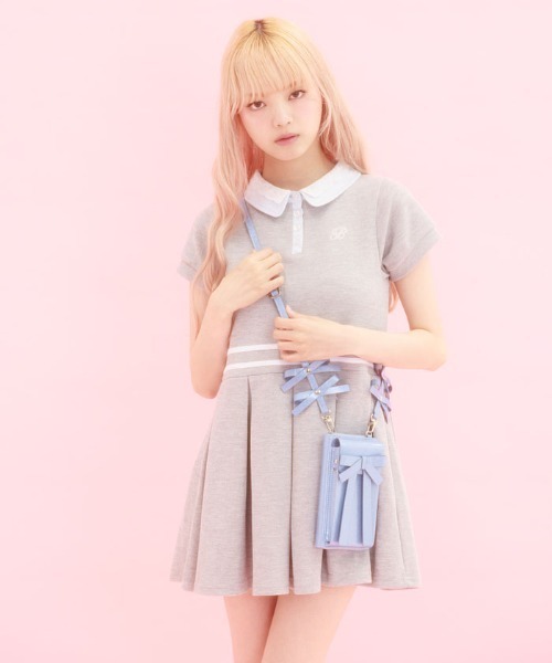 Fickle Bebe ショルダーバッグ バッグ FBリボンマルチ