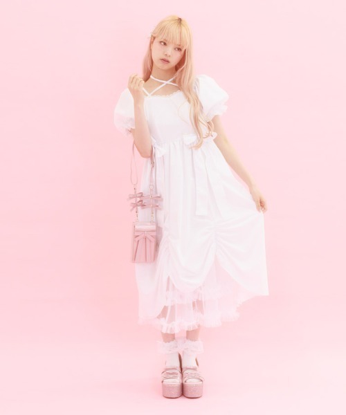 Fickle Bebe ショルダーバッグ バッグ FBリボンマルチ