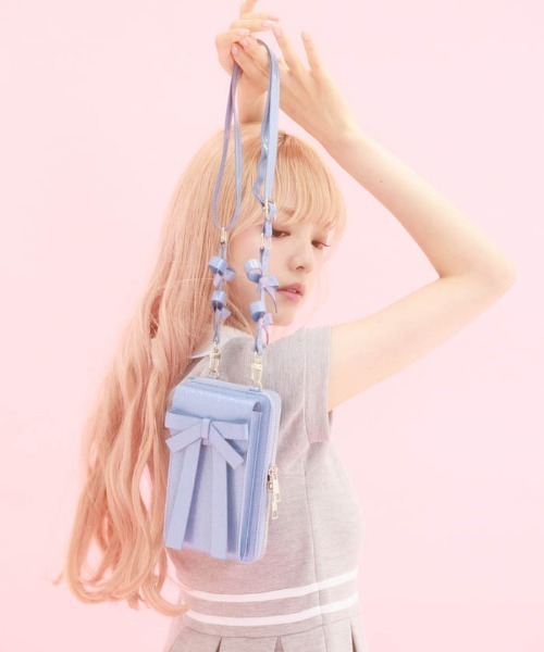 Fickle Bebe ショルダーバッグ バッグ FBリボンマルチ