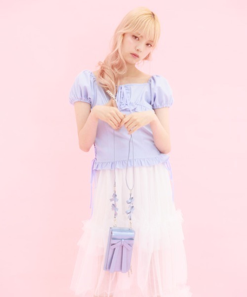 Fickle Bebe ショルダーバッグ バッグ FBリボンマルチ