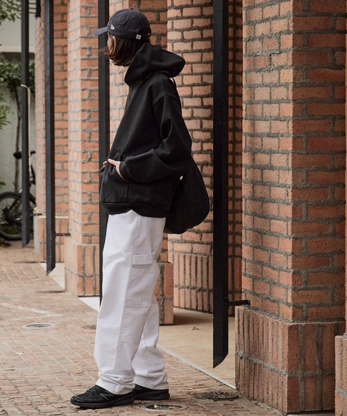 ロサンゼルスアパレル　ブラック　フード付きパーカー Lサイズ LOS ANGELES APPAREL（ロサンゼルスアパレル） ロサンゼルス アパレル