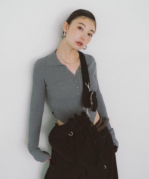 「HANNE」 2WAYバッグ FREE アイボリー レディース_画像2