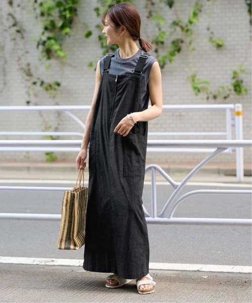 SLOBE IENA サロペット スカート SLOBE IENA 「SLOBE IENA」 サロペットスカート - ブラック
