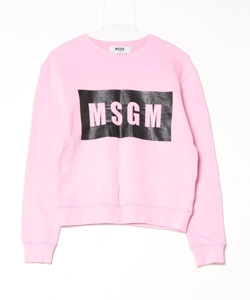 MSGM（エムエスジーエム） スウェットカットソー X-SMALL ピンク