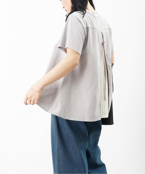 tシャツ LC/LLL バックレースプルオーバー レディース