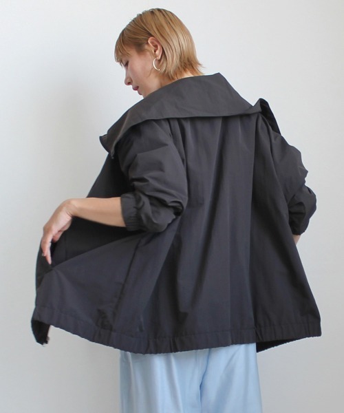 「Emma（SELECT LEVERY）」 「nod」ナイロンブルゾン LARGE アイボリー レディース