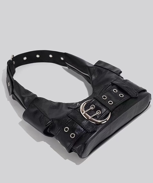 y2k グランジ　BIG バックルBAG カスタム y2k グランジ BIG バックルBAG カスタム - メルカリ
