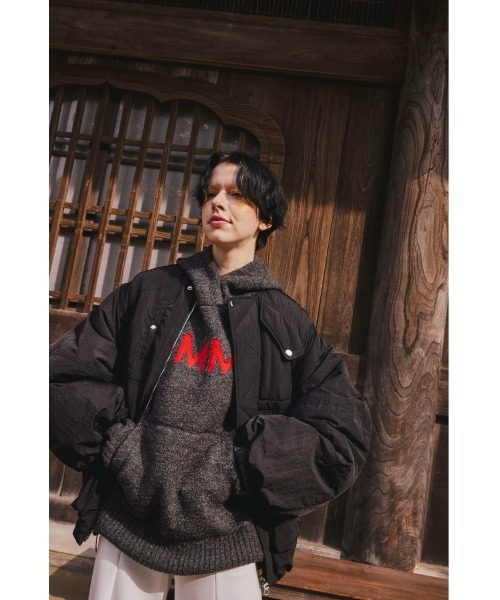 OMMO（オーエムエムオー） ニット セーター CURL KNIT HOODIE