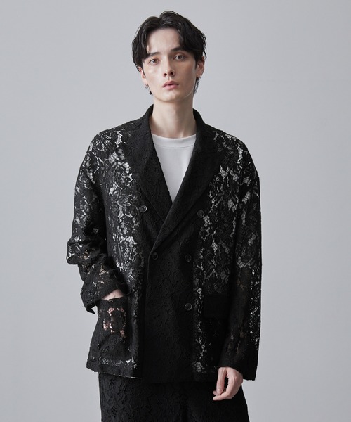 CLEL テーラードジャケット　ブラック CLEL ジャケット テーラードジャケット 「CLEL」Back Brushed TR