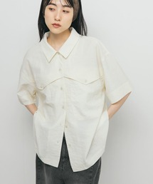 ブラウス シャツ ポケットデザインルーズシャツ レディース｜ZOZOTOWN Yahoo!店