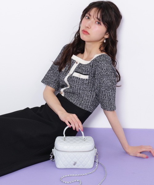 JILLSTUART キルティング MINI ショルダーバッグ JILL by STUART ショルダーバッグ バッグ キルティングバニティ