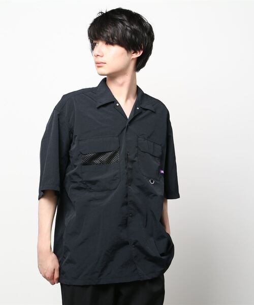 The North Face PURPLE LABELブラック 半袖シャツ THE NORTH FACE PURPLE LABEL 「THE LABEL」 半袖シャツ M
