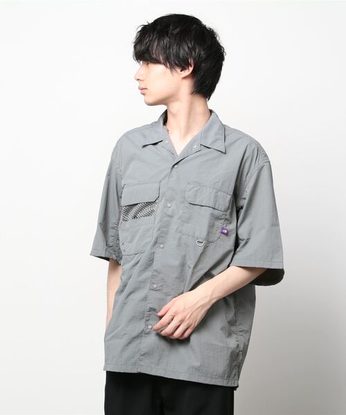 The North Face PURPLE LABELブラック 半袖シャツ THE NORTH FACE PURPLE LABEL 「THE LABEL」 半袖シャツ M
