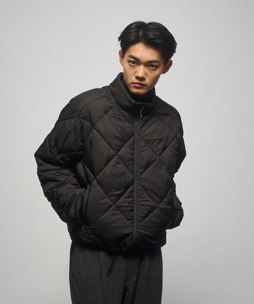 THE BOLDMAN Short Puff Blouson ブルー　M THE BOLDMAN Short Puff Blouson ブルー M 【公式通販】