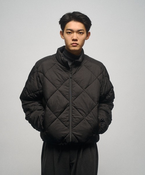 BOLDMAN ダウンジャケット　ターコイズ THE BOLDMAN ダウンジャケット ダウン Short Puff Blouson / ショート