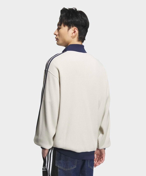 アディダスオリジナルス　ニットトップ　トラックジャケット　ニットジャージ adidas コート アウター ニットトップ / アディダスオリジナルス