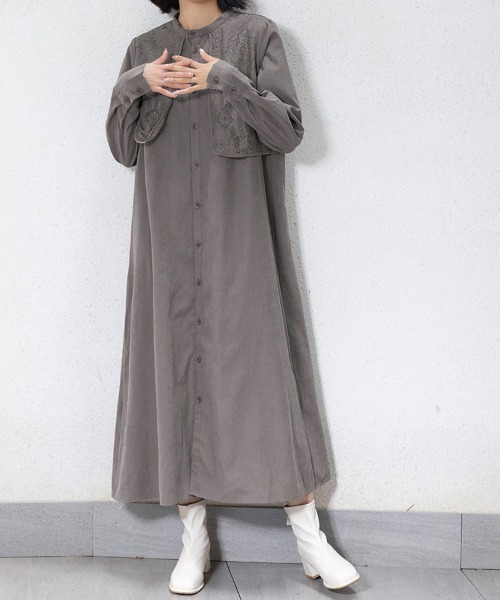 ワンピース バンドカラーワンピース | ブランド登録なし | 03