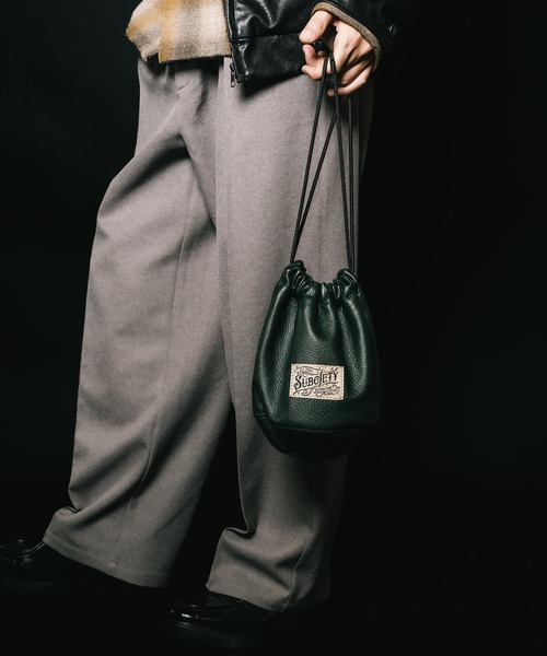 Subciety（サブサエティ） ハンドバッグ Leather effects bag