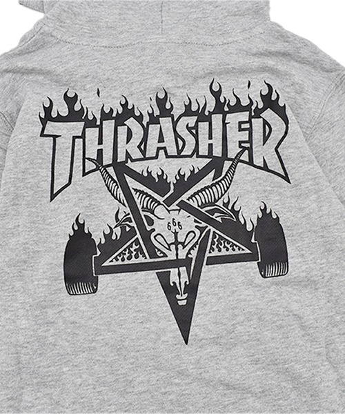 THRASHER（スラッシャー） パーカー Frame Sk8 Goat Paka キッズ