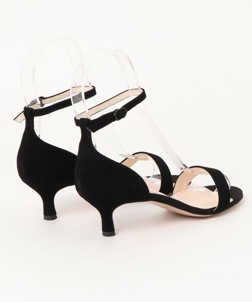 「ALUNE」 ヒールサンダル 23.5cm ブラック系その他 レディース_画像2