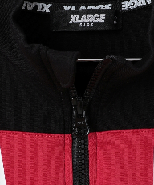 新品タグ付き　XLARGE KIDS ビッグロゴダンボールニットジップトレーナー ビッグロゴダンボールニットジップトレーナー（スウェット・トレーナー