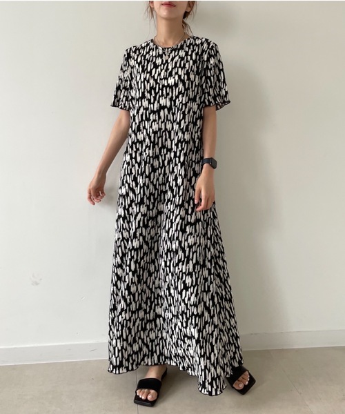 「Didot.showroom」 半袖ワンピース FREE ミント レディース_画像6