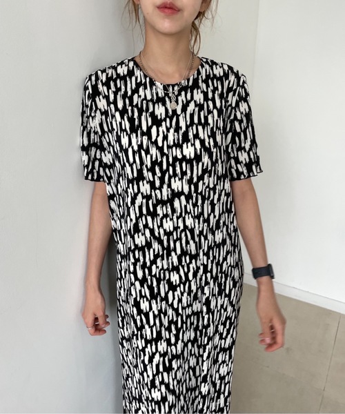 「Didot.showroom」 半袖ワンピース FREE ミント レディース_画像8