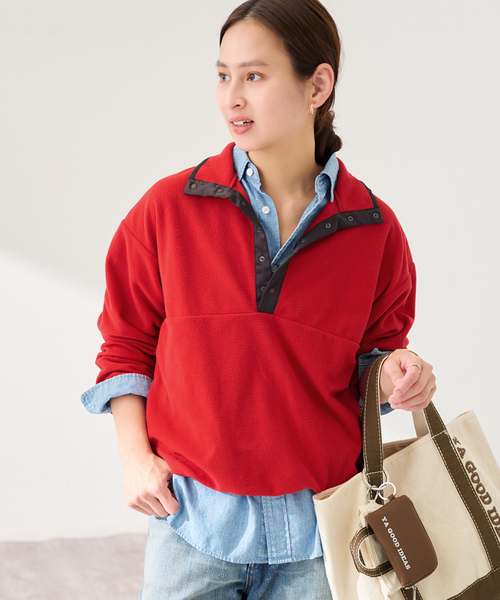 FRAMeWORK（フレームワーク） tシャツ ライトフリーススナップT