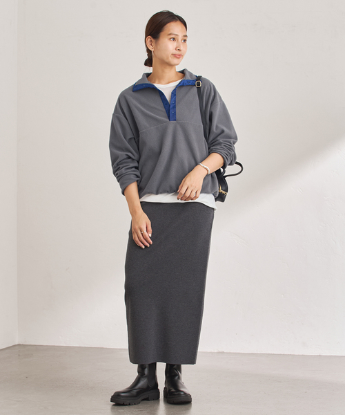 FRAMeWORK（フレームワーク） tシャツ ライトフリーススナップT