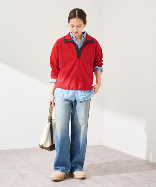 新品FRAMeWORK FRAMeWORK（フレームワーク） tシャツ ライトフリーススナップT