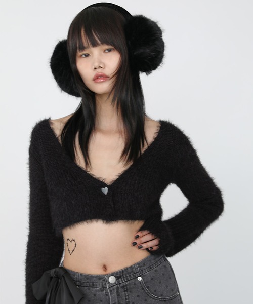 thevirgins oversize heart logo button jk Lover Oversize Heart