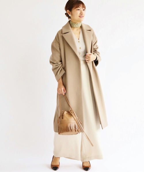 IENA（イエナ） チェスターコート 38 ベージュ レディース : ZOZOTOWN