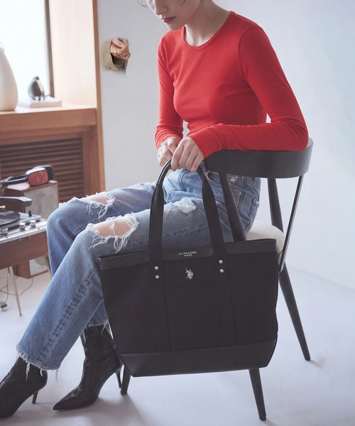 U.S. POLO ASSN.（ユーエスポロアッスン） トートバッグ 「U.S. POLO