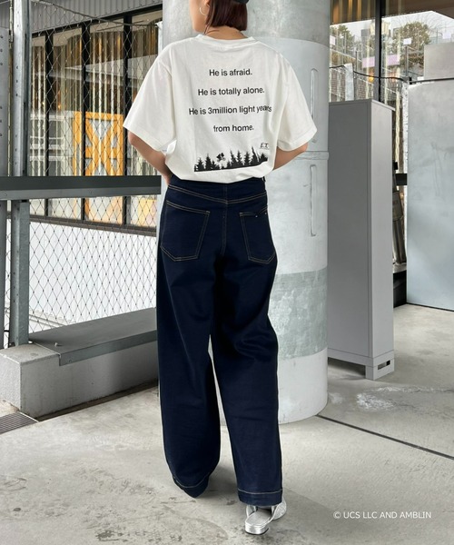 「UCS」 「Universal」半袖Tシャツ ONE SIZE ホワイト レディース_画像7