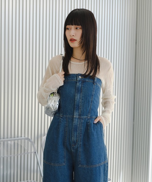 「Kastane」 デニムパンツ 0 ブルー レディース_画像6