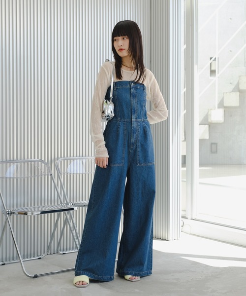 「Kastane」 デニムパンツ 0 ブルー レディース_画像9