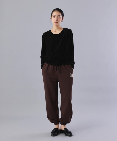 Muscat tシャツ 「セットアイテム」ベロア カシュクールトップス