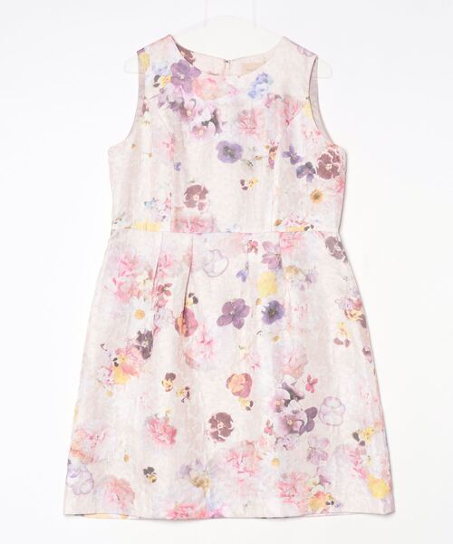 Rose Tiara（ローズティアラ） ノースリーブワンピース 42 ピンク