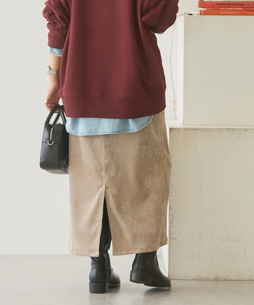 AMERICAN HOLIC スカート コーデュロイベイカータイトスカート