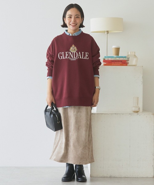 AMERICAN HOLIC スカート コーデュロイベイカータイトスカート