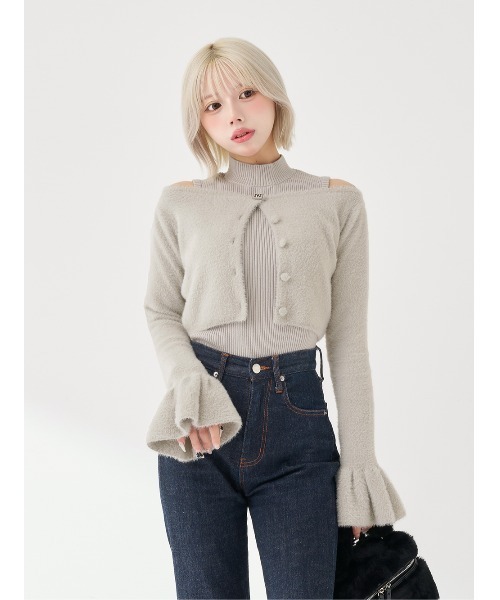 Darich（ダーリッチ） ニット セーター アンサンブルシャギーニット