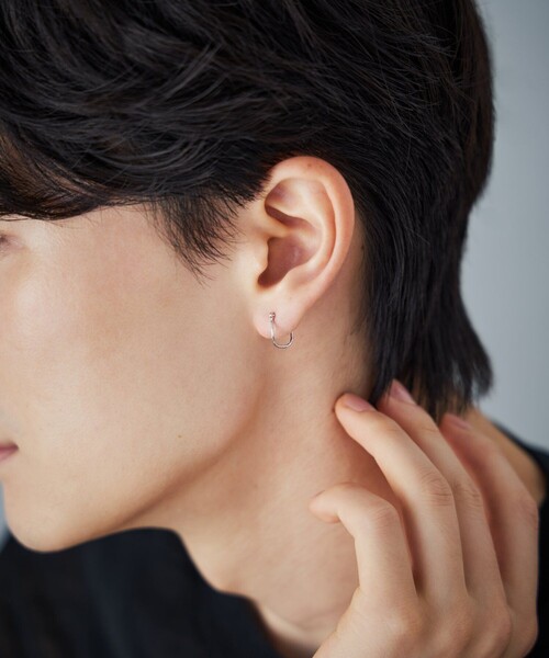 Jouete（ジュエッテ） ピアス K10WG フープピアス ツイスト レディース
